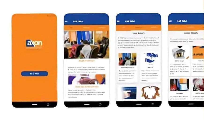 Axon Tunga Microfinance App - mobile app built by Enoveta in Rwanda