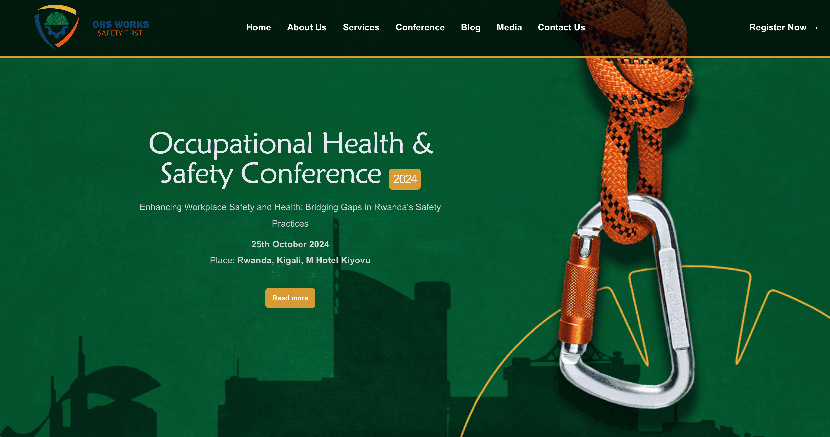 OHS Works Business Portal - web platform built by Enoveta in Rwanda